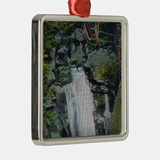 Uitzicht van Paradise Herfsten Metalen Ornament (Rechts)