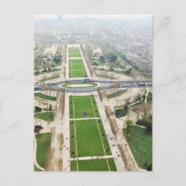 Uitzicht van Parijs Briefkaart