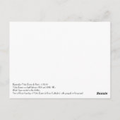 Uitzicht van Parijs met Gargoyle Notre Dame de Par Briefkaart (Achterkant)