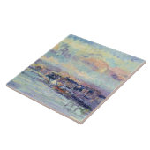 Uitzicht van Parijs (olie op doek) Tegeltje (Zijkant)