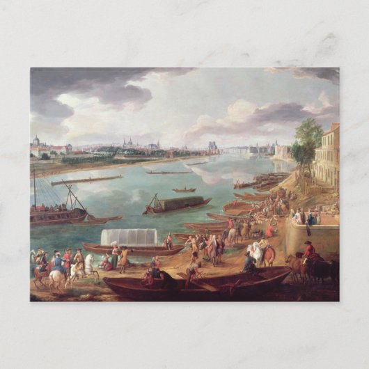 Uitzicht van Parijs van de Quai de la Rapee Briefkaart (Voorkant)