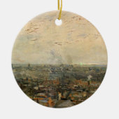 Uitzicht van Parijs van Montmartre door Vincent va Keramisch Ornament (Voorkant)