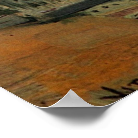 Uitzicht van Parijs van Montmartre door Vincent va Poster (Hoek)