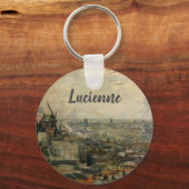 Uitzicht van Parijs van Montmartre door Vincent va Sleutelhanger (Voorkant)