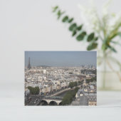 uitzicht van PARIS vanuit de lucht Briefkaart (Staand voorkant)