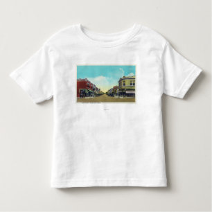 Uitzicht van Park Avenue Idaho Herfsten, ID Kinder Shirts