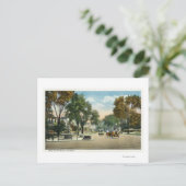 Uitzicht van Park- en Fairfield Avenues Briefkaart (Staand voorkant)