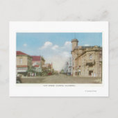 Uitzicht van Park Street Alameda, CA 2 Briefkaart (Voorkant)