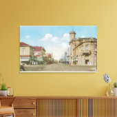 Uitzicht van Park Street Alameda, CA Canvas Afdruk (Insitu (Woonkamer))