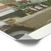 Uitzicht van Park Street Alameda, CA Poster (Hoek)