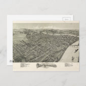 Uitzicht van Parkersburg, West Virginia (1899) Briefkaart (Voorkant / Achterkant)