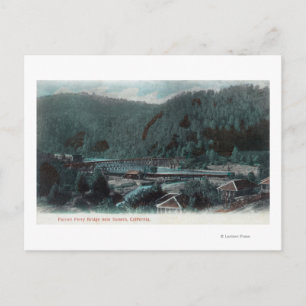 Uitzicht van Parrott Ferry BridgeSonora, CA Briefkaart