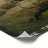 Uitzicht van Peaks en de Paar Tree Poster (Hoek)