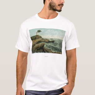 Uitzicht van Peaks en de Paar Tree T-shirt