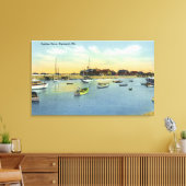 Uitzicht van Perkins Cove Canvas Afdruk (Insitu (Woonkamer))