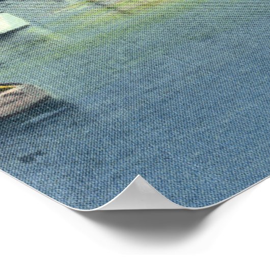 Uitzicht van Perkins Cove Poster (Hoek)