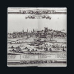 Uitzicht van Perpignan, Zuid-Frankrijk, c.1645 Magneet<br><div class="desc">Uitzicht van de Franse School van Perpignan,  Zuid-Frankrijk,  c.1645 gelegen op een prive-Collectie. Het Uitzicht Perpignan,  Zuid-Frankrijk,  rond 1645 werd in de 17e eeuw gesticht.</div>