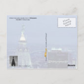 Uitzicht van Philadelphia met stadhuis Briefkaart (Achterkant)