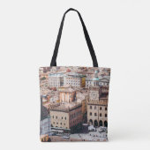 Uitzicht van Piazza Maggiore Square en San Petr Tote Bag (Achterkant)