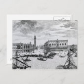Uitzicht van Piazza San Marco uit de Bacino, Venet Briefkaart (Voorkant / Achterkant)