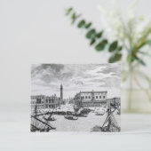 Uitzicht van Piazza San Marco uit de Bacino, Venet Briefkaart (Staand voorkant)