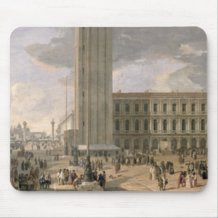 Uitzicht van Piazza San Marco, Venetië, c.1726 Muismat