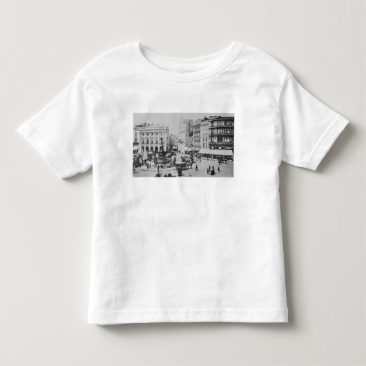 Uitzicht van Piccadilly Circus, c. 1900 Kinder Shirts (Voorkant)