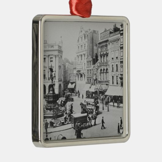 Uitzicht van Piccadilly Circus, c. 1900 Metalen Ornament (Rechts)