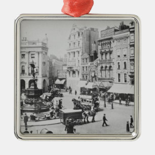Uitzicht van Piccadilly Circus, c. 1900 Metalen Ornament