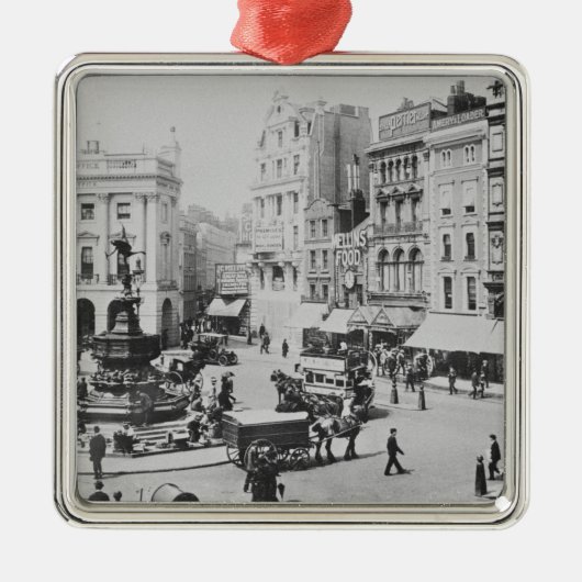 Uitzicht van Piccadilly Circus, c. 1900 Metalen Ornament (Voorkant)