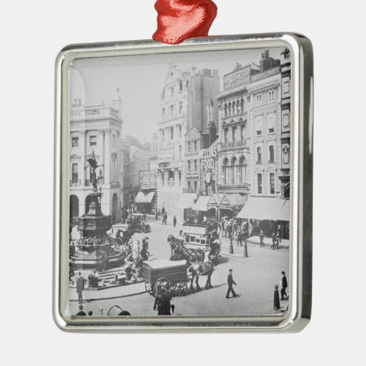 Uitzicht van Piccadilly Circus, c. 1900 Metalen Ornament (Links)