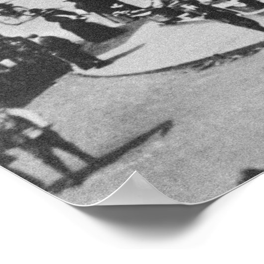 Uitzicht van Piccadilly Circus, c. 1900 Poster (Hoek)