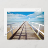 Uitzicht van Pier over Zee Briefkaart (Voorkant / Achterkant)