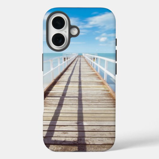 Uitzicht van Pier Over Zee Case-Mate iPhone Case (Achterkant)