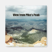 Uitzicht van Pike's Peak Magneet (Voorkant)