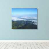 Uitzicht van Pilatus, Alpen Canvas Afdruk (Insitu (Houten vloer))