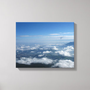 Uitzicht van Pilatus Canvas Afdruk