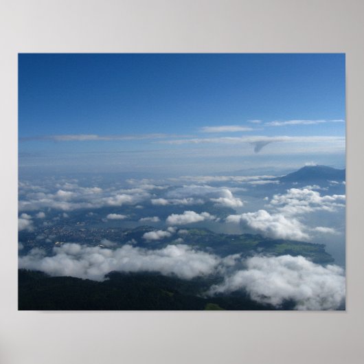 Uitzicht van Pilatus Poster (Voorkant)