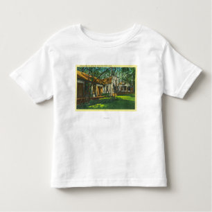 Uitzicht van Pioneer Town in Big Trees Park Kinder Shirts