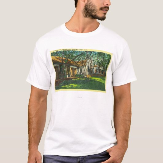 Uitzicht van Pioneer Town in Big Trees Park T-shirt (Voorkant)