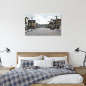 Uitzicht van Plaza, Tahquitz Canyon Canvas Afdruk (Insitu (Slaapkamer))