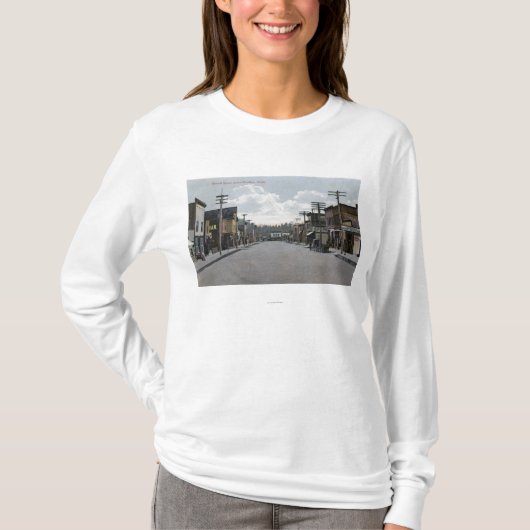 Uitzicht van Plaza, Tahquitz Canyon T-shirt (Voorkant)