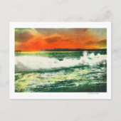 Uitzicht van Point Loma bij SunsetCoronado, CA Briefkaart (Voorkant)