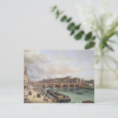 Uitzicht van Pont Neuf, 1832 Briefkaart (Staand voorkant)