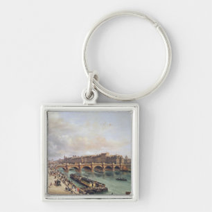 Uitzicht van Pont Neuf, 1832 Sleutelhanger
