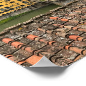 Uitzicht van Ponte Vecchio, Florence Italië Poster (Hoek)