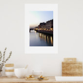 Uitzicht van Ponte Vecchio Poster (Keuken)