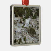 Uitzicht van Port-au-Prince, Haïti Metalen Ornament (Rechts)