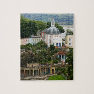 Uitzicht van Portmeirion Estuary Gwynedd, Noord-Wa Legpuzzel