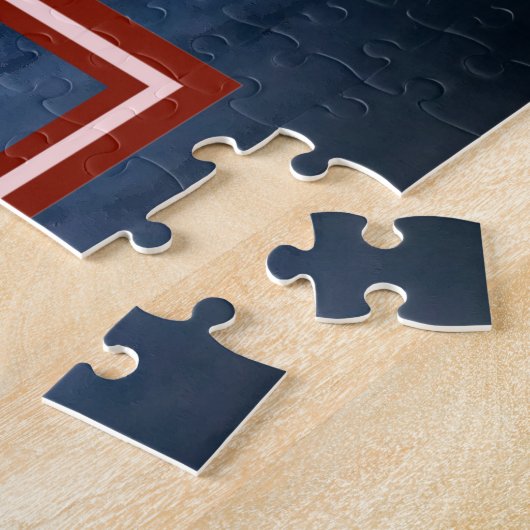 Uitzicht van Portofino, Italië bij nacht - 20x30 Legpuzzel (Zijkant)